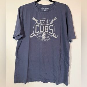 Wright & Ditson Vintage Navy Cubs World Series Tee
